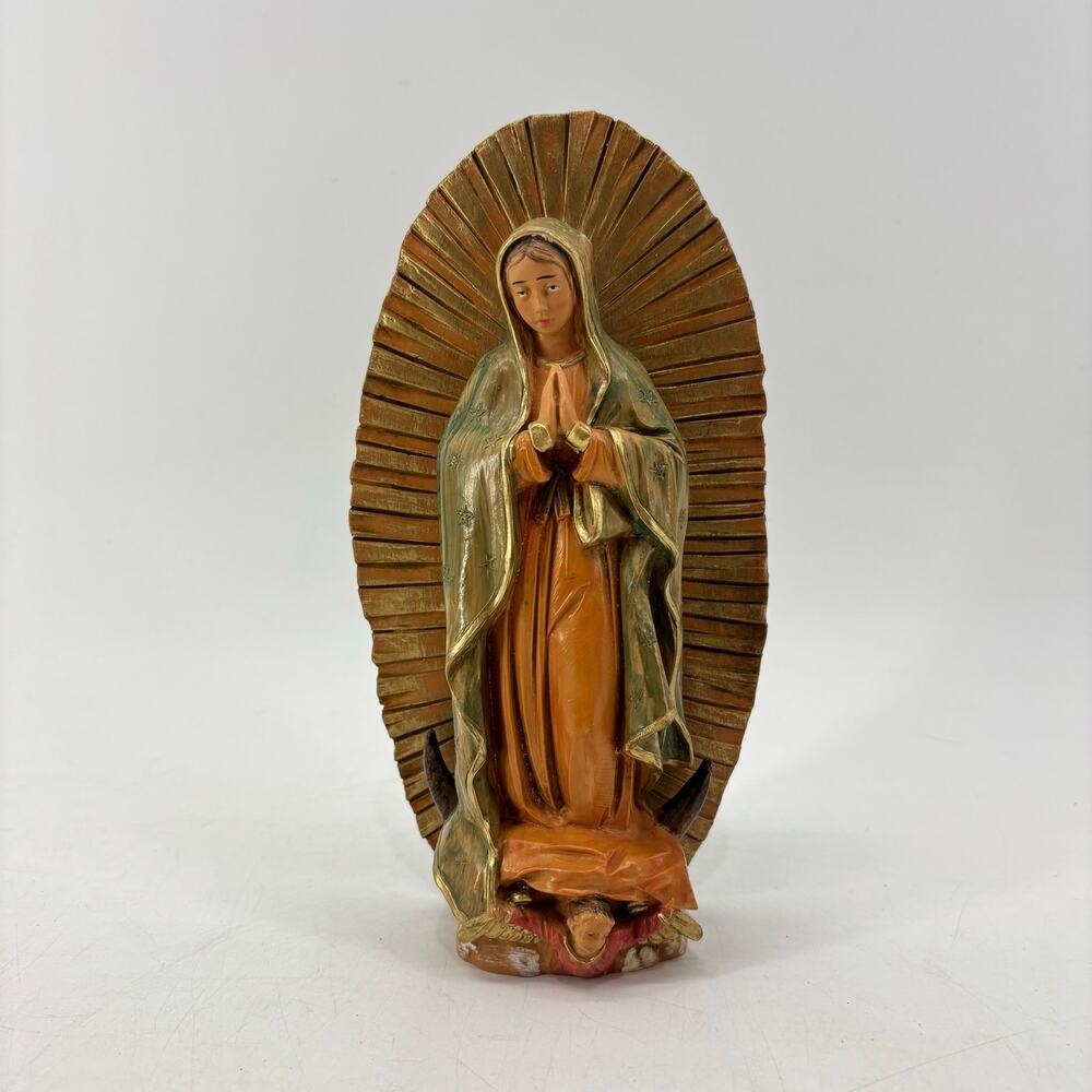 Our Lady Guadalupe Mary Nativity Religious 6.5" Figure Hand Painted